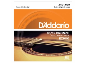 D'Addario EZ900 85/15 Bronze Akustik Gitar Teli (10-50)